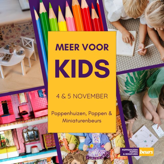 Ontdek een poppen, poppenhuizen en miniatuurwereld vol avontuur! 🕵️‍♂️🔍 Doe mee aan onze georganiseerde speurtocht voor kinderen op de beurs.
Pssst: maak kans op geweldige prijzen!🏆

 #MeerVoorKids #speurtocht #poppenhuizen #miniatuur #poppenhuizenbeurs #poppen
